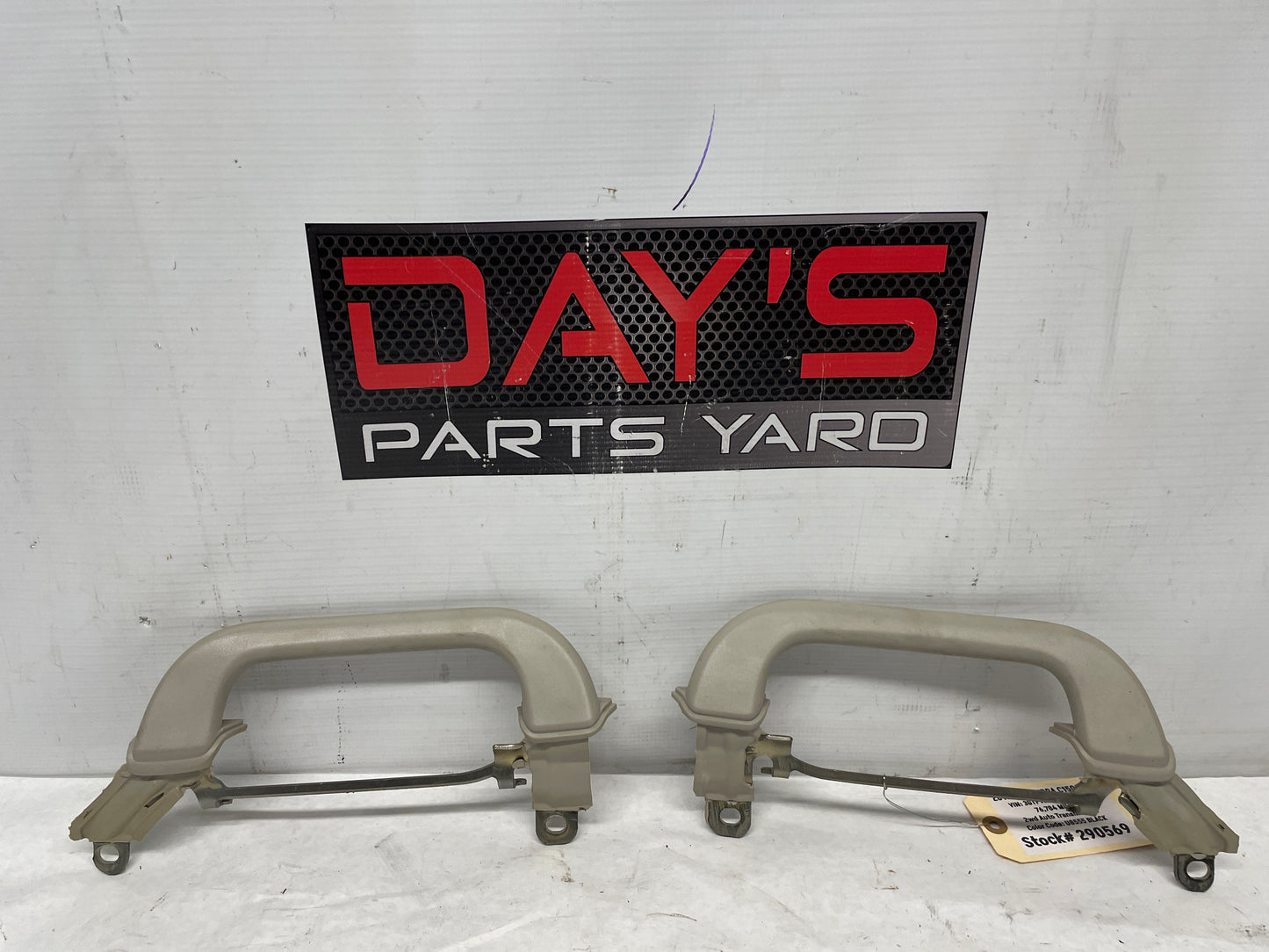 2013 GMC Sierra C1500 SLE RH & LH Rear Roof Grab Handles OEM - Day's Parts Yard