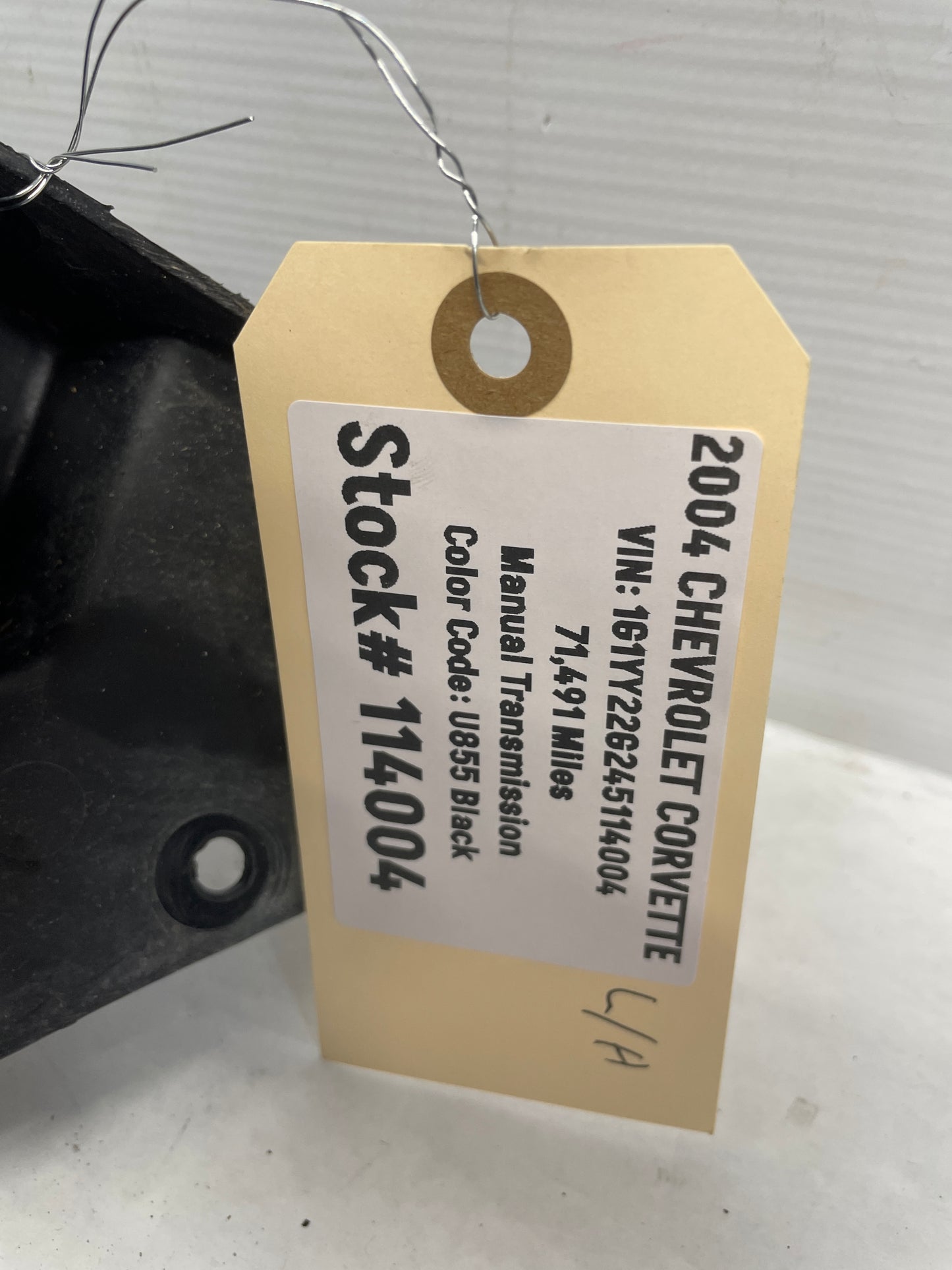 2004 Chevy C5 Corvette LH Driver Front Inner Fender Wheel Well House Liner OEM - Day's Parts Yard