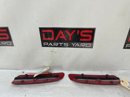 2009 Pontiac G8 GT RH & LH Hood Scoops Vents Red OEM - Day's Parts Yard