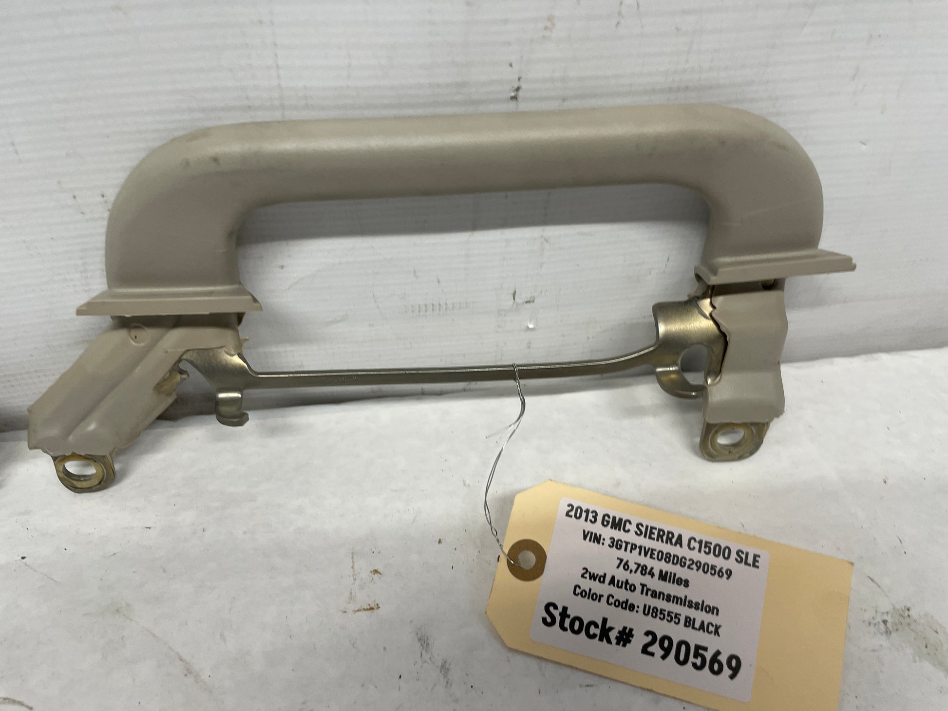 2013 GMC Sierra C1500 SLE RH & LH Rear Roof Grab Handles OEM - Day's Parts Yard