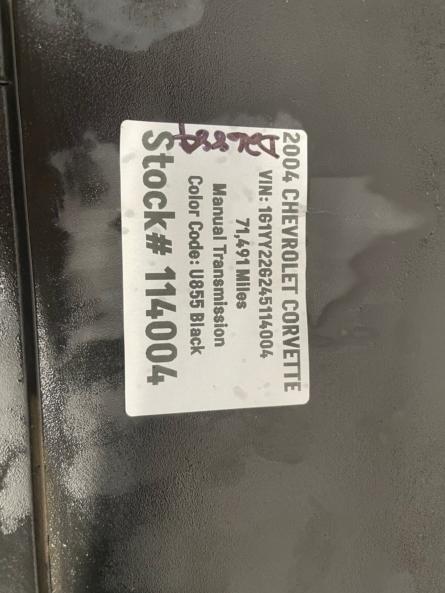 2004 Chevy C5 Corvette Lower Radiator Shroud Support Air Dam Baffle OEM - Day's Parts Yard