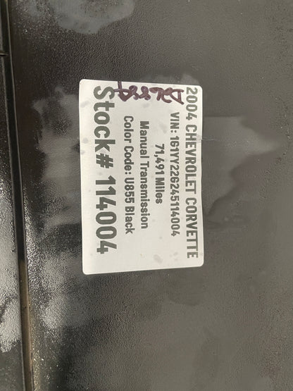 2004 Chevy C5 Corvette Lower Radiator Shroud Support Air Dam Baffle OEM - Day's Parts Yard