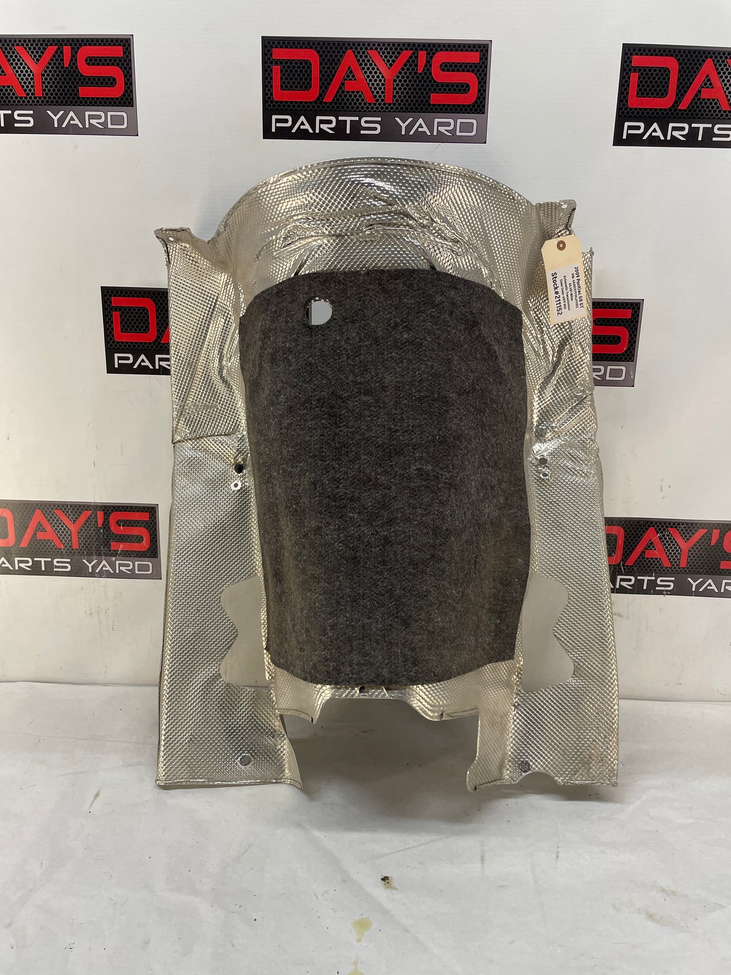 2009 Pontiac G8 GT Transmission Tunnel Exhaust Heat Shield OEM - Day's Parts Yard