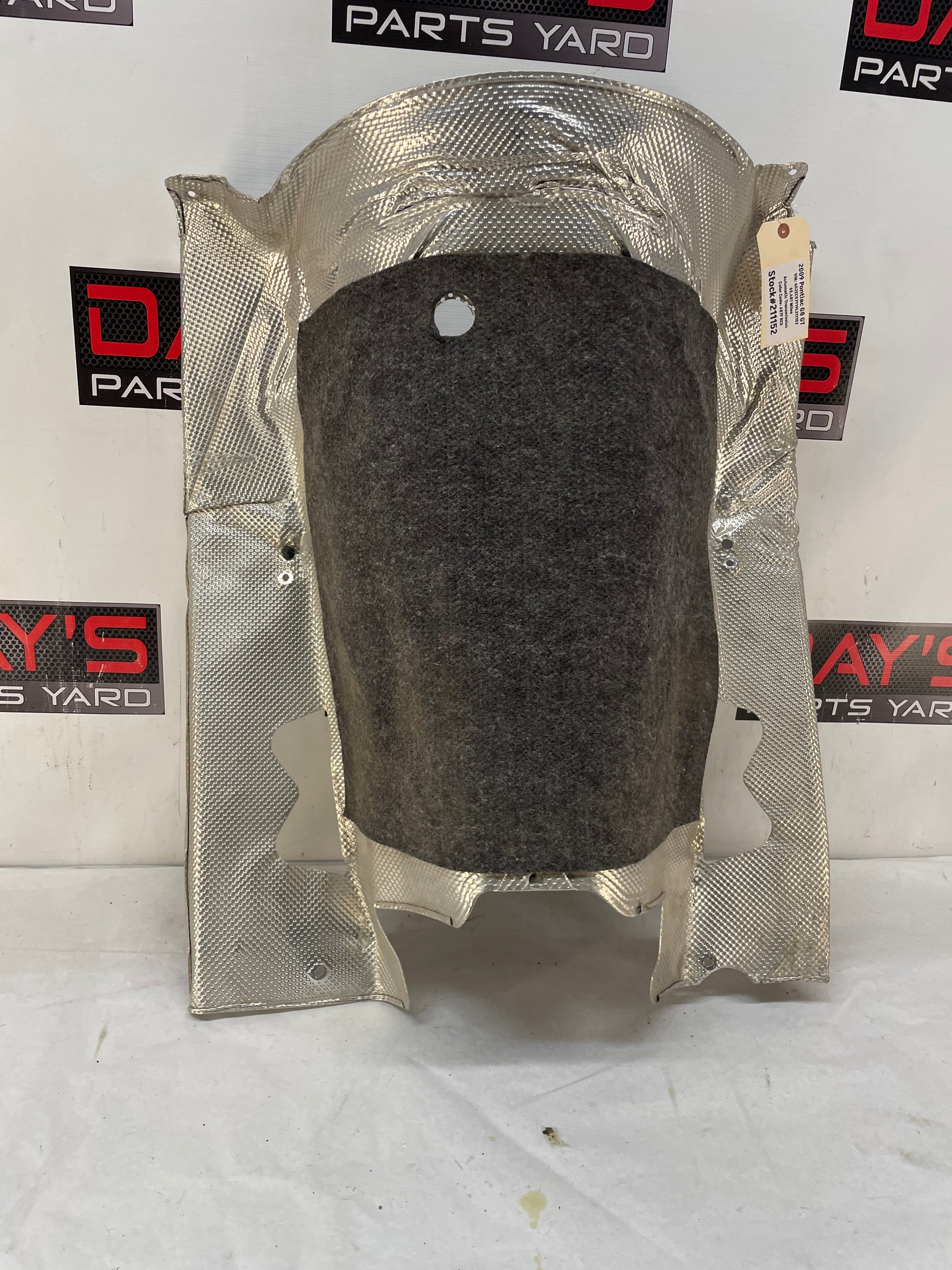 2009 Pontiac G8 GT Transmission Tunnel Exhaust Heat Shield OEM - Day's Parts Yard