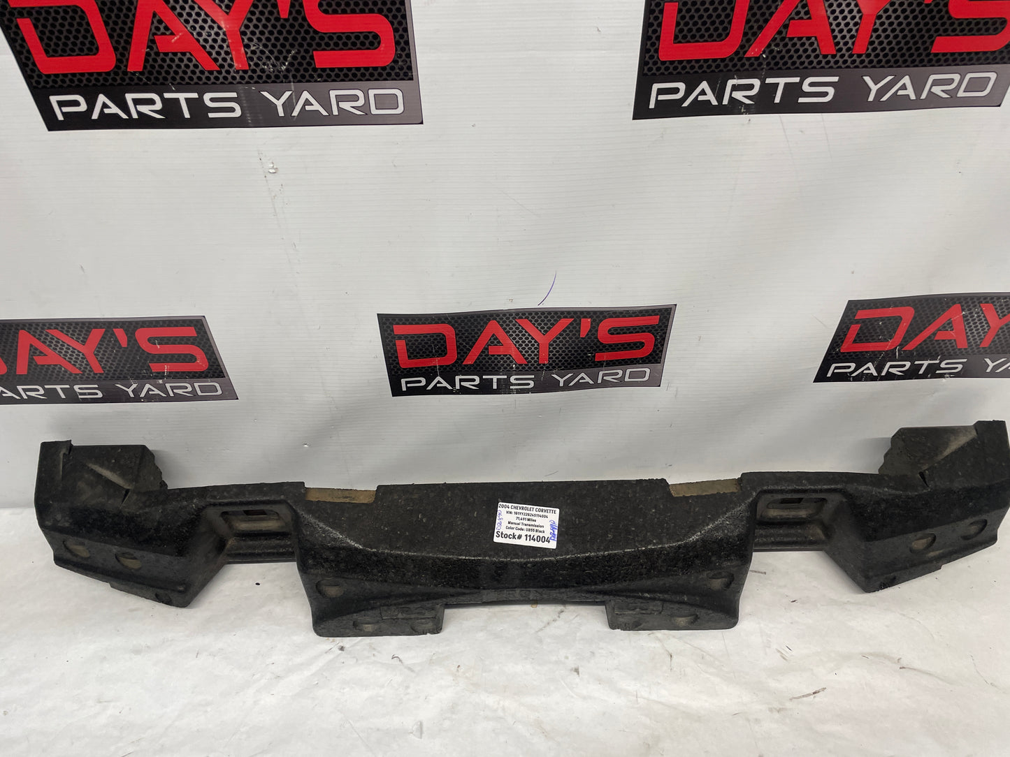 2004 Chevy C5 Corvette Front Bumper Impact Absorber Bar OEM - Day's Parts Yard