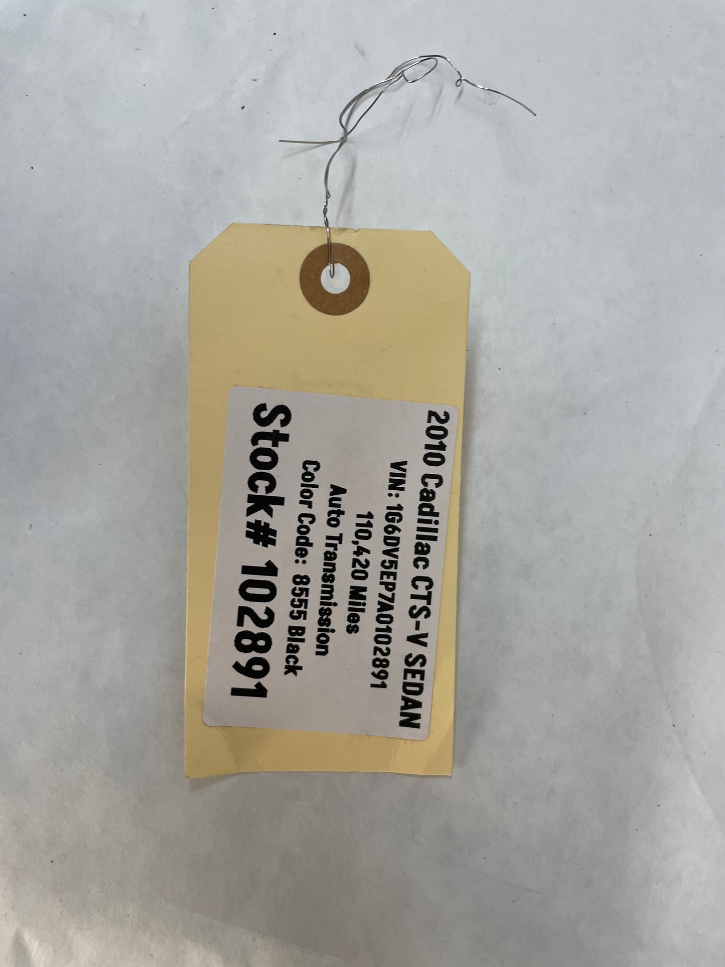 2010 Cadillac CTS-V Sedan Hood Assembly Black OEM