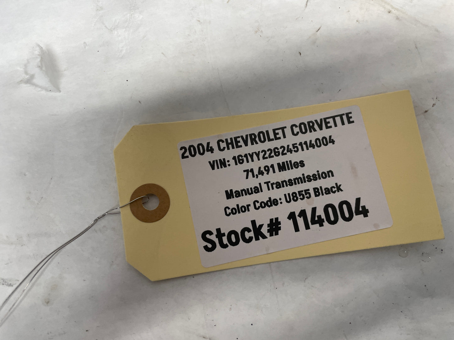 2004 Chevy C5 Corvette Front Bumper Fascia Retainer Bracket Mount OEM - Day's Parts Yard