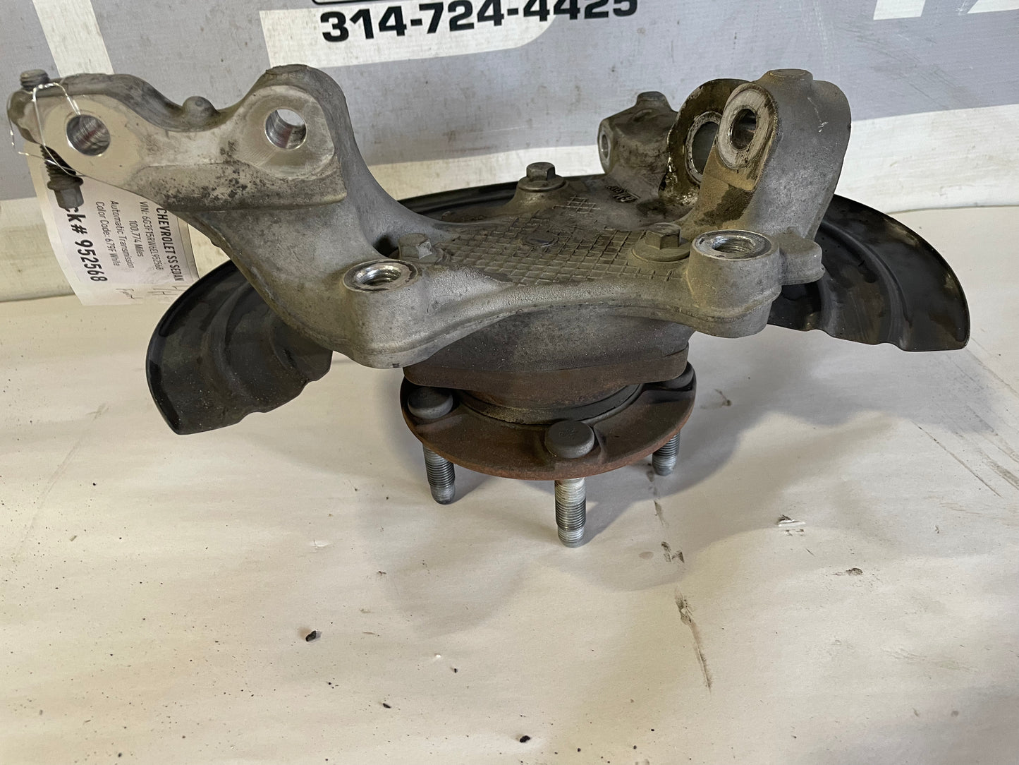 2014 Chevy SS Sedan Front LH Driver Hub Spindle Assembly OEM - Day's Parts Yard
