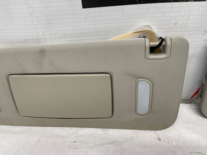 2013 GMC Sierra C1500 SLE RH & LH Sunvisor Sun Visor w/ Clips OEM - Day's Parts Yard