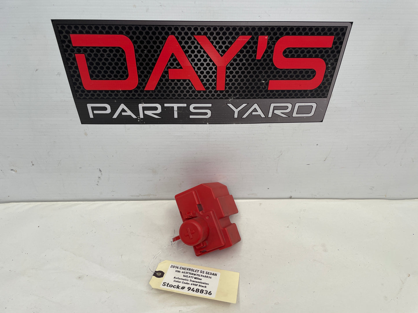 2014 Chevy Sedan SS Positive Battery Jump Start Cover OEM - Day's Parts Yard