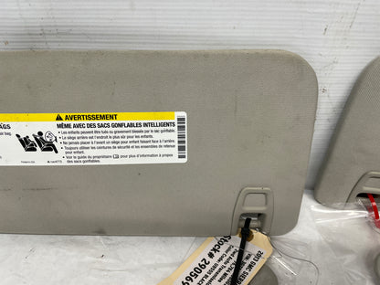 2013 GMC Sierra C1500 SLE RH & LH Sunvisor Sun Visor w/ Clips OEM - Day's Parts Yard