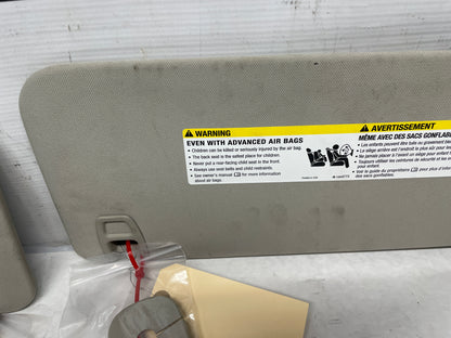 2013 GMC Sierra C1500 SLE RH & LH Sunvisor Sun Visor w/ Clips OEM - Day's Parts Yard