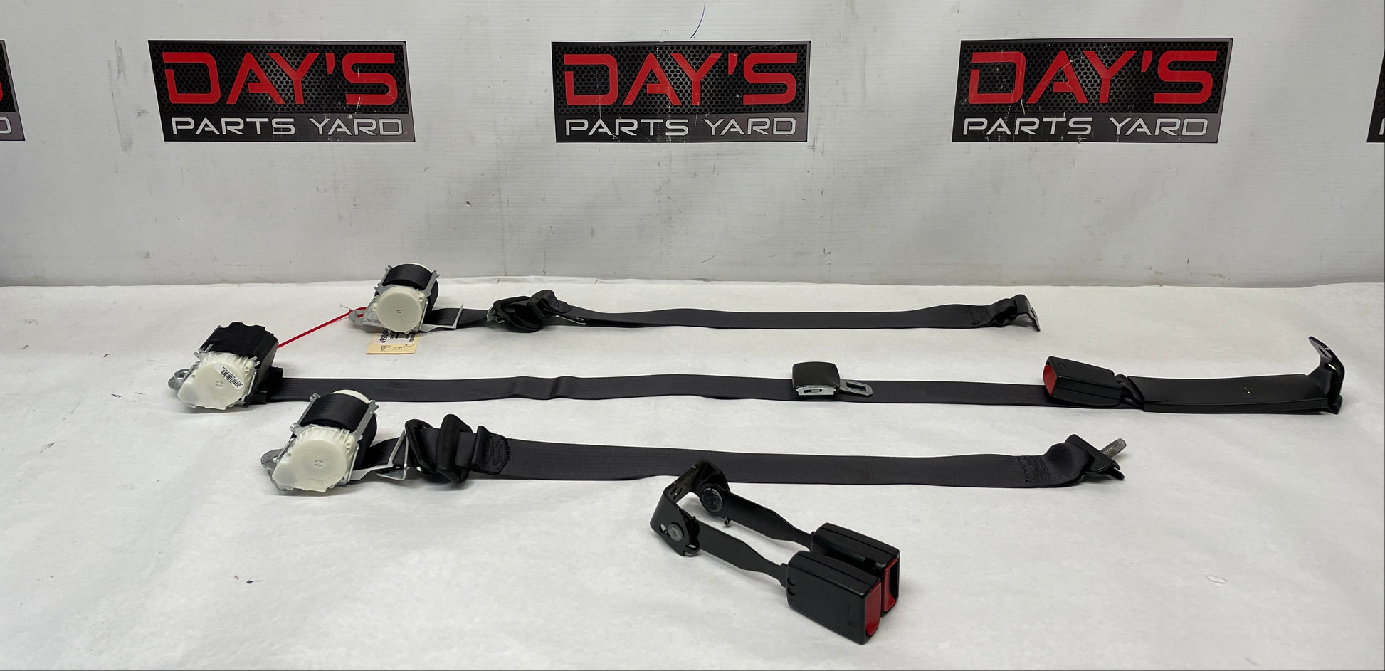 2013 GMC Sierra C1500 SLE Rear Seat Belts Seatbelts Retractors and Buckles OEM - Day's Parts Yard