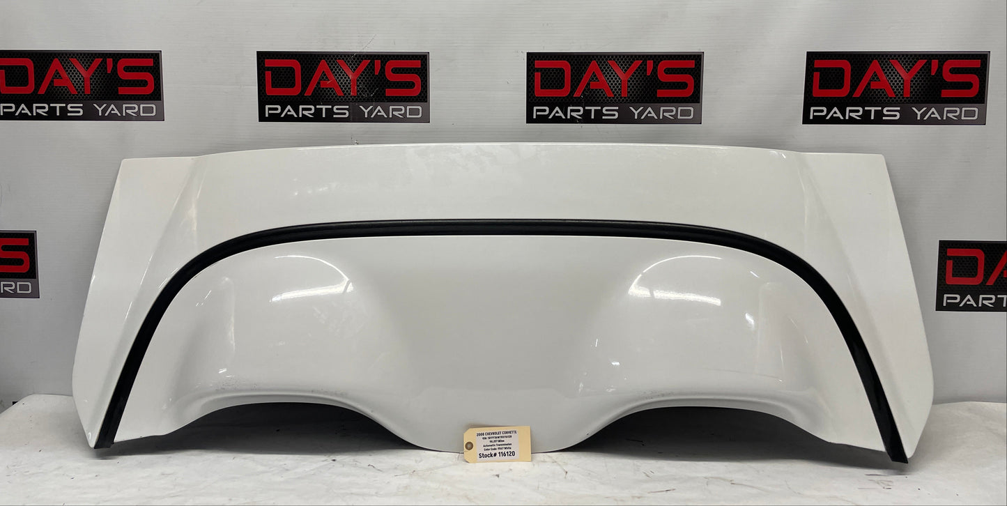 2008 Chevy Corvette  White OEM - Day's Parts Yard