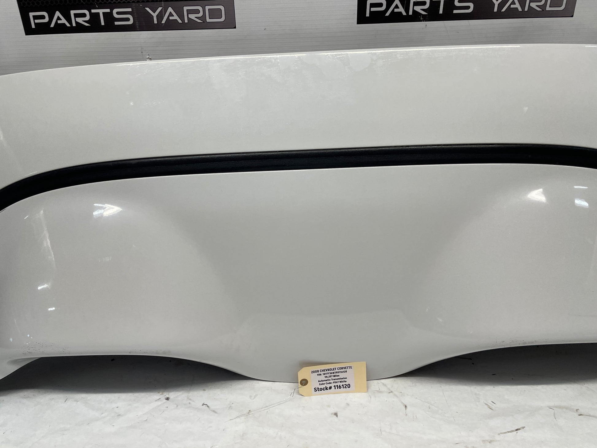 2008 Chevy Corvette  White OEM - Day's Parts Yard