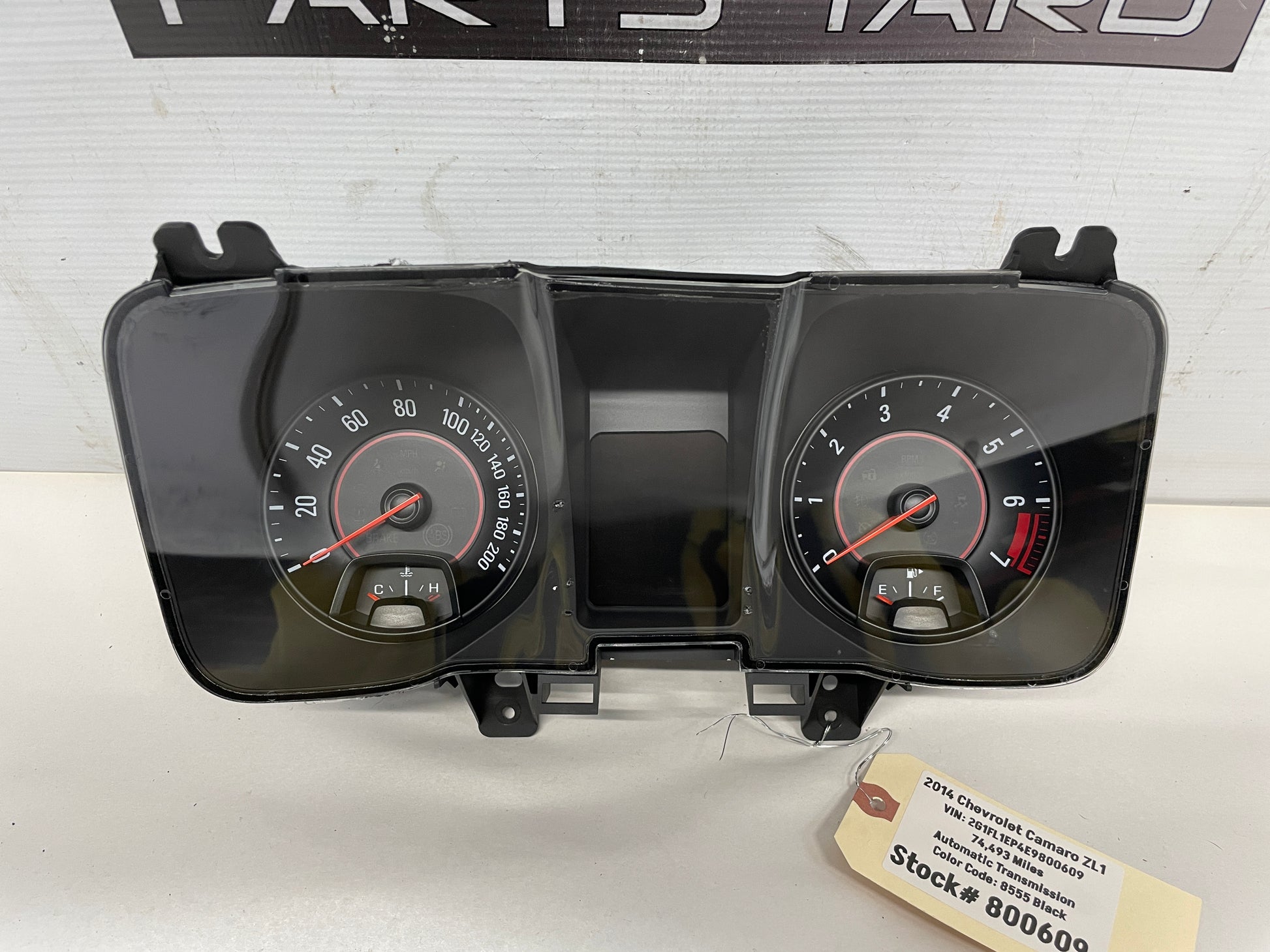 2014 Chevy Camaro ZL1 Gauge Instrument Cluster Speedometer OEM - Day's Parts Yard