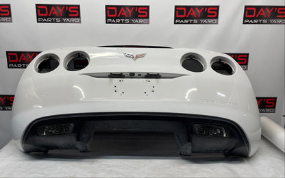 2008 Chevy Corvette Rear Bumper Cover White OEM - Day's Parts Yard