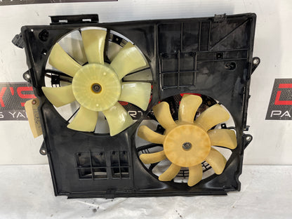 2010 Cadillac CTS-V Sedan Dual Radiator Cooling Fans Assembly OEM