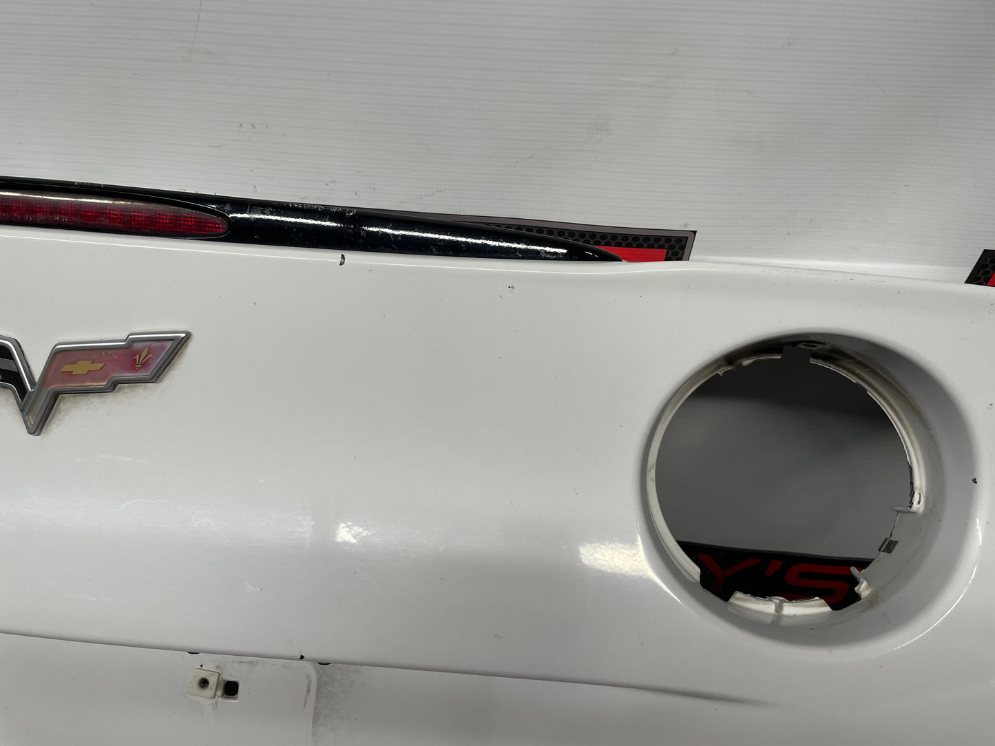 2008 Chevy Corvette Rear Bumper Cover White OEM - Day's Parts Yard