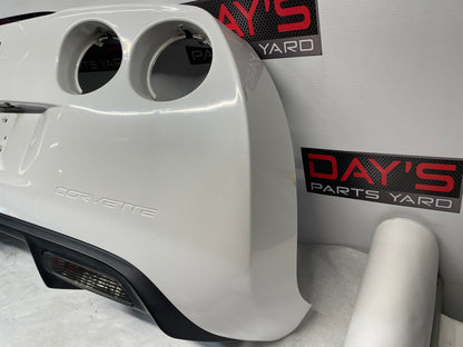 2008 Chevy Corvette Rear Bumper Cover White OEM - Day's Parts Yard