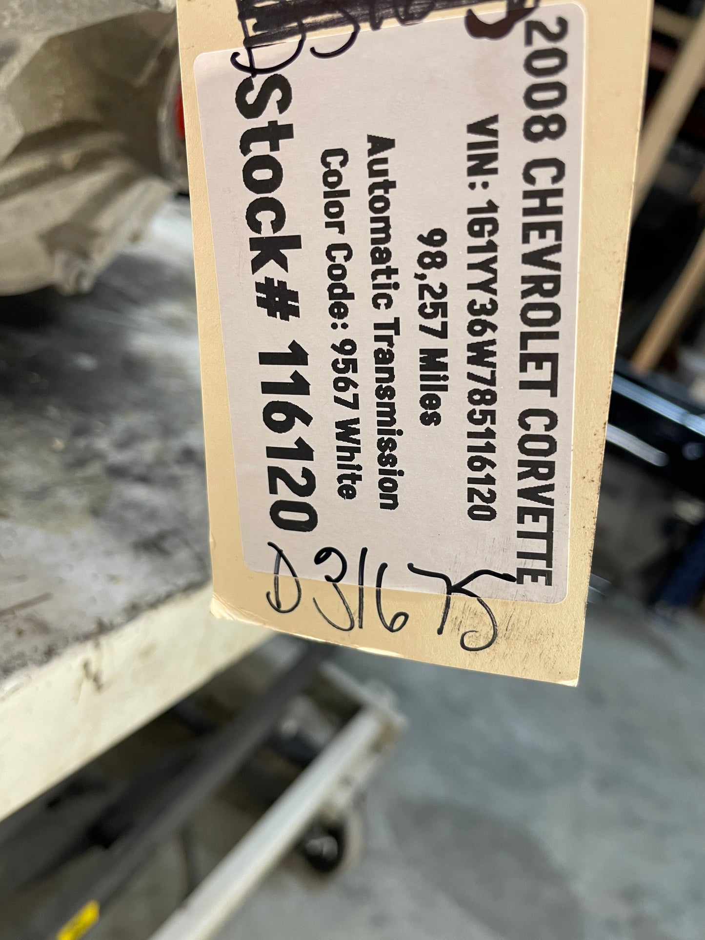 2008 Chevy C6 Corvette Rear End Differential Carrier Axle 2.56 LSD OEM - Day's Parts Yard