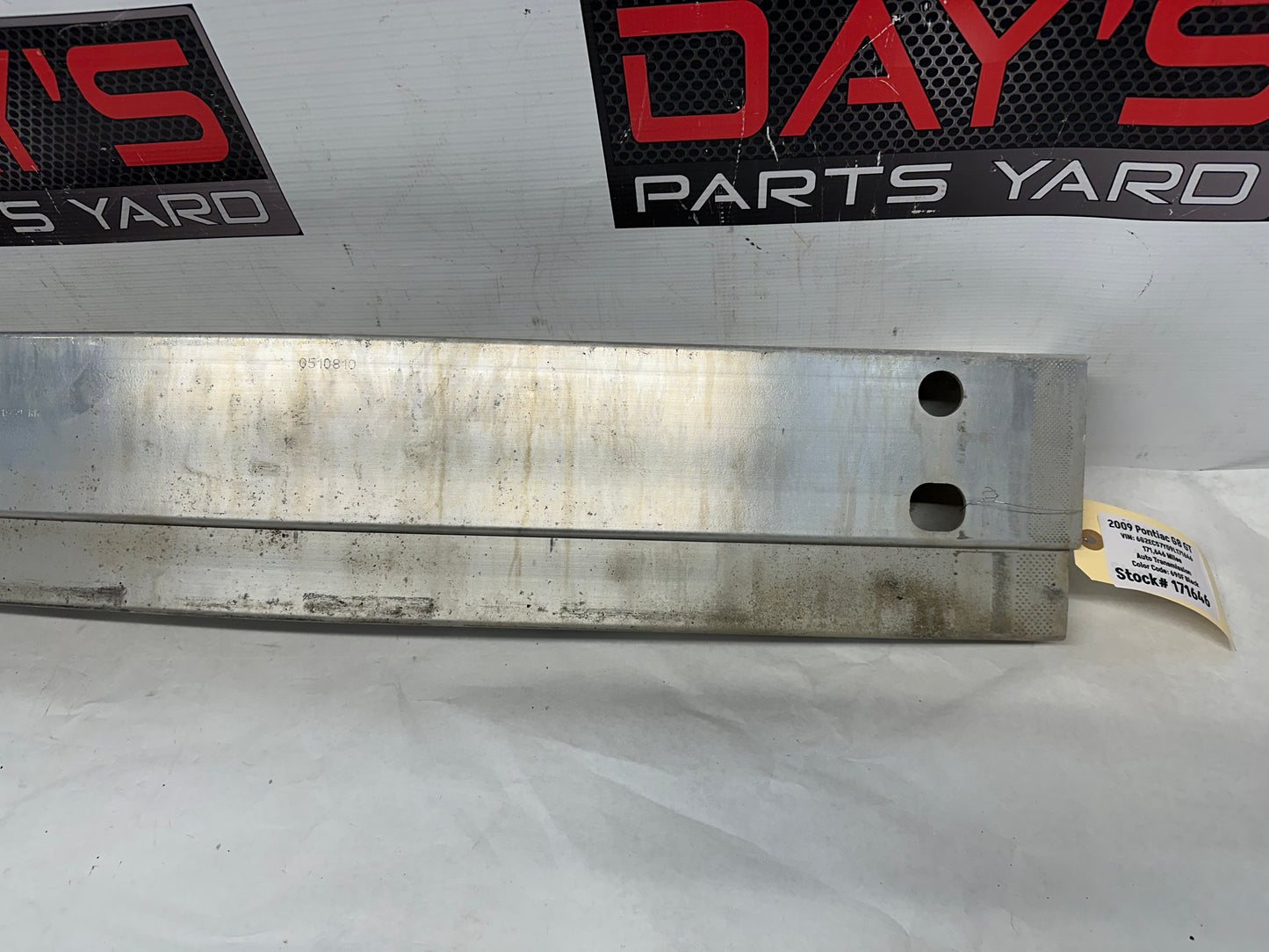 2009 Pontiac G8 GT Rear Bumper Reinforcement Impact Bar OEM - Day's Parts Yard