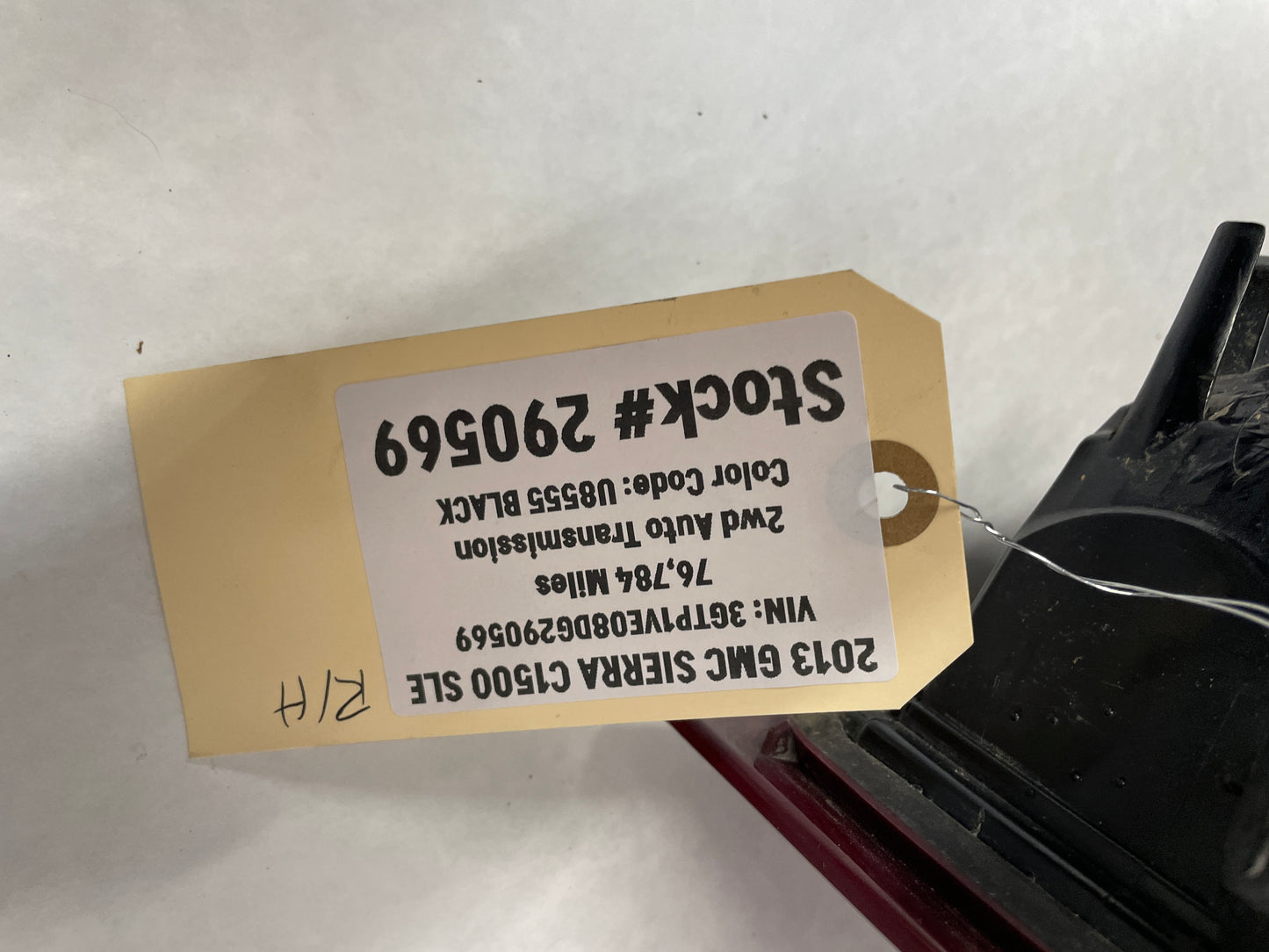 2013 GMC Sierra C1500 SLE RH Passenger Tail Light Taillight Lamp OEM - Day's Parts Yard