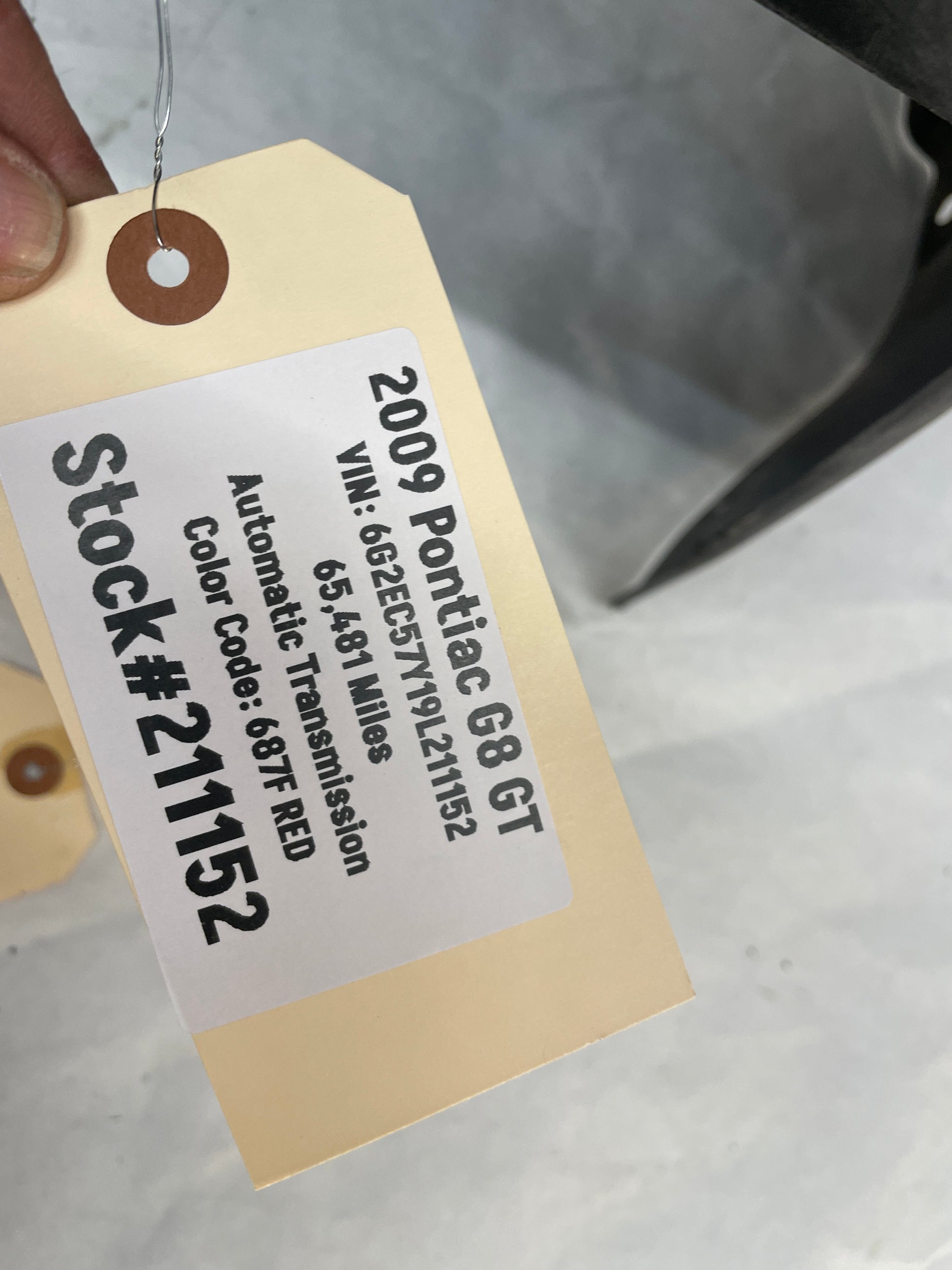 2009 Pontiac G8 GT LH Driver Front Fender Wheel Well Liner House OEM - Day's Parts Yard