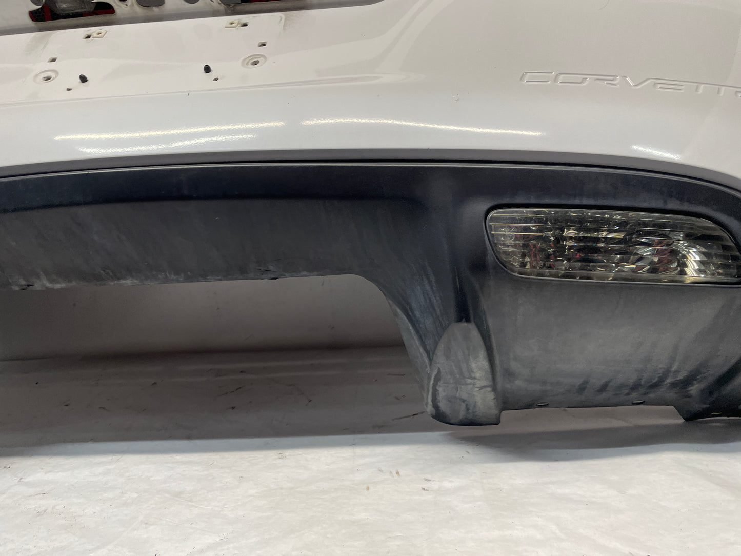 2008 Chevy Corvette Rear Bumper Cover White OEM - Day's Parts Yard