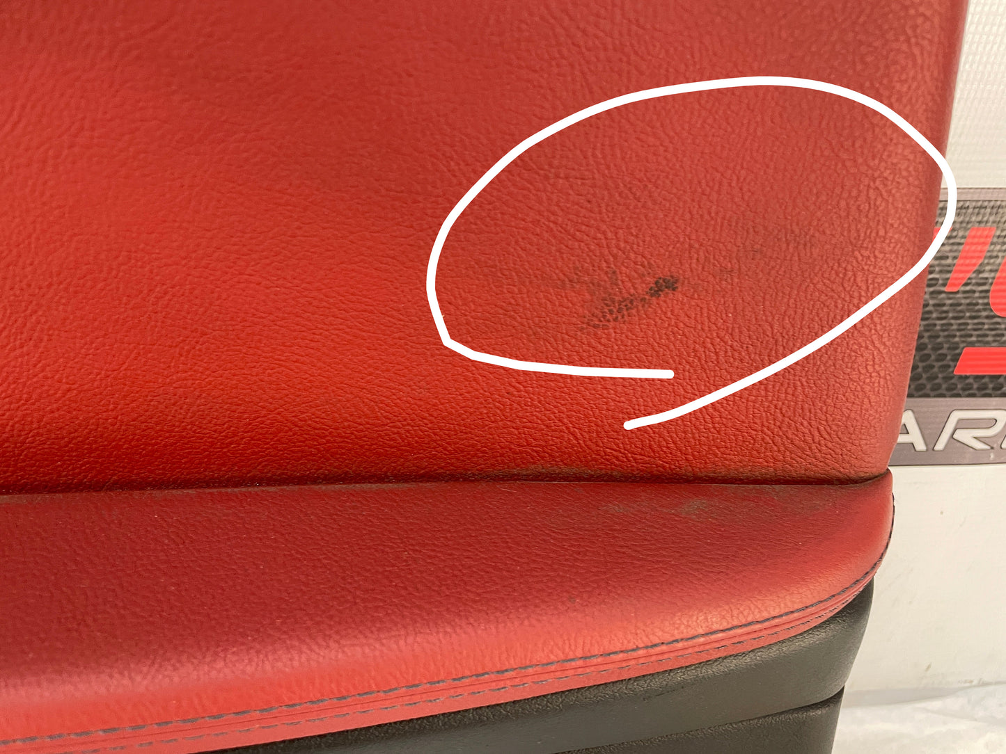 2004 Pontiac GTO Red LH Driver Rear Interior Door Panels OEM