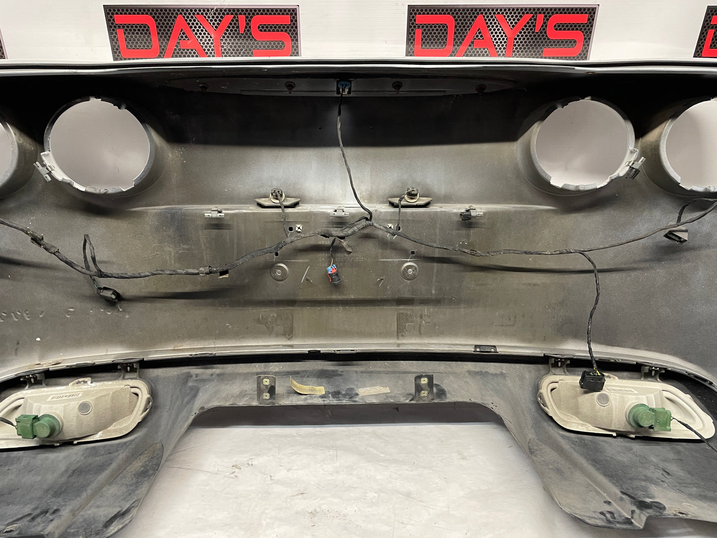 2008 Chevy Corvette Rear Bumper Cover White OEM - Day's Parts Yard