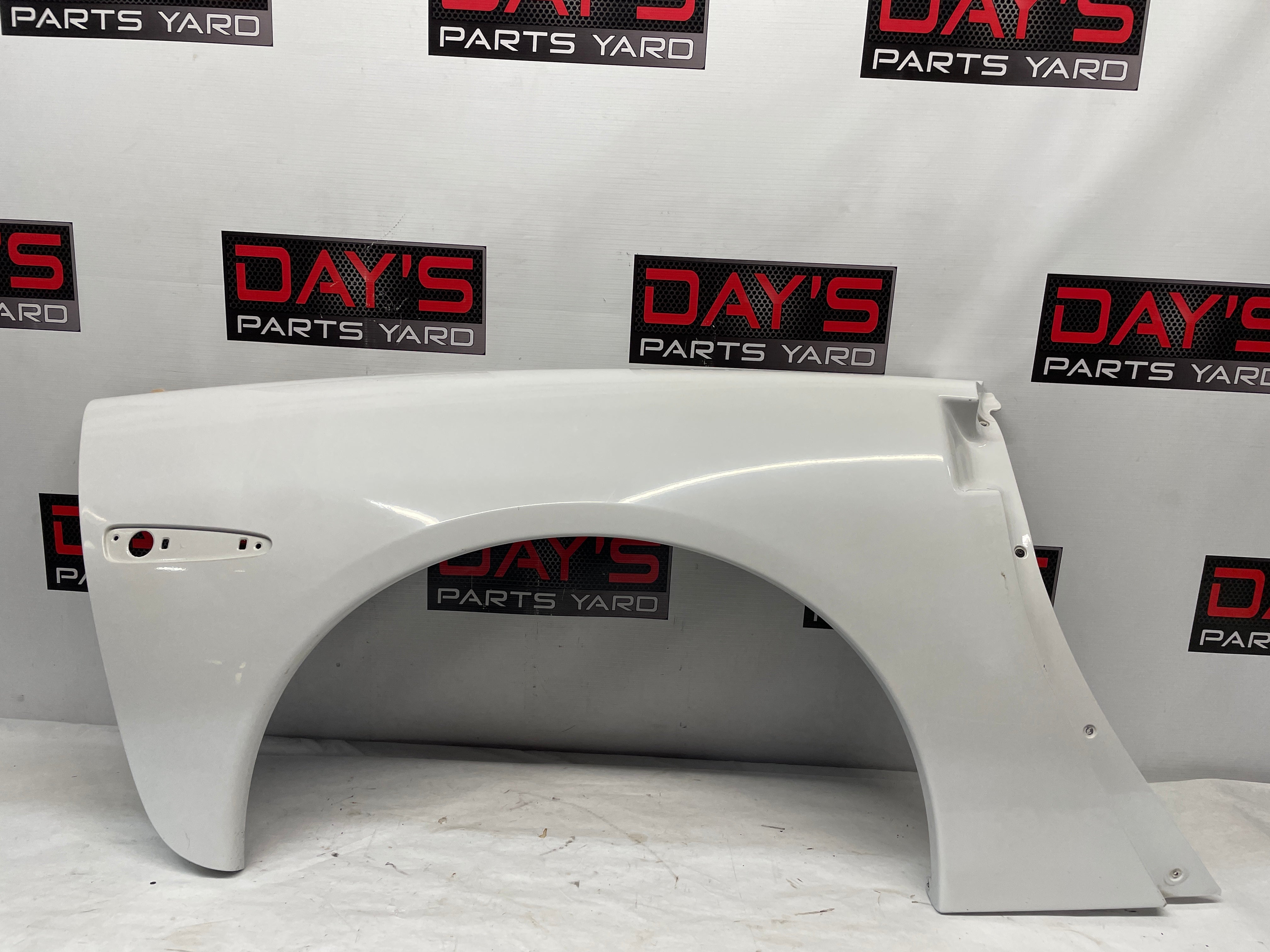 2008 Chevy C6 Corvette RH Passenger Rear Quarter Panel Fender White OE