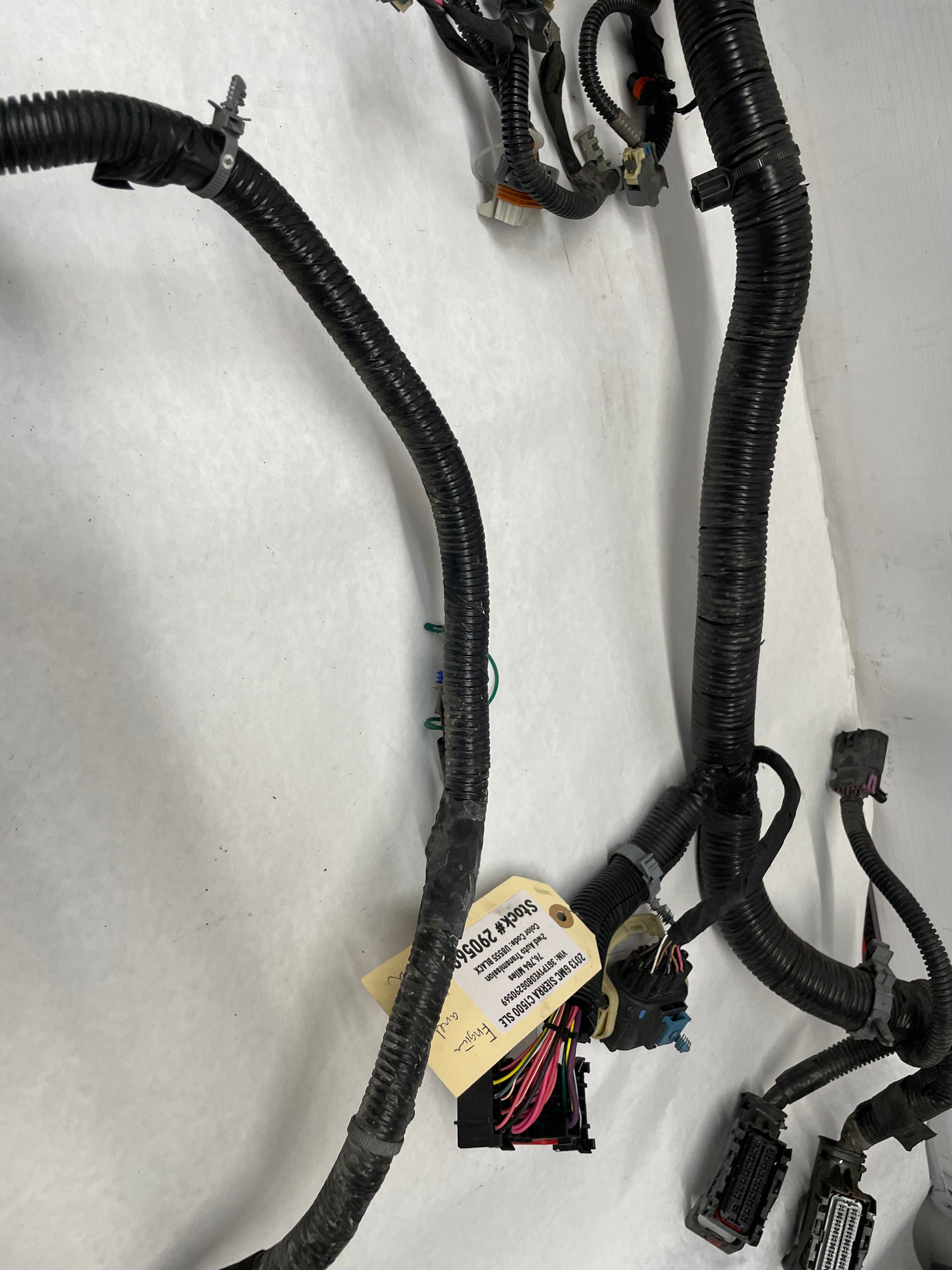 2013 GMC Sierra C1500 SLE Engine Transmission  Wire Wiring Harness OEM - Day's Parts Yard