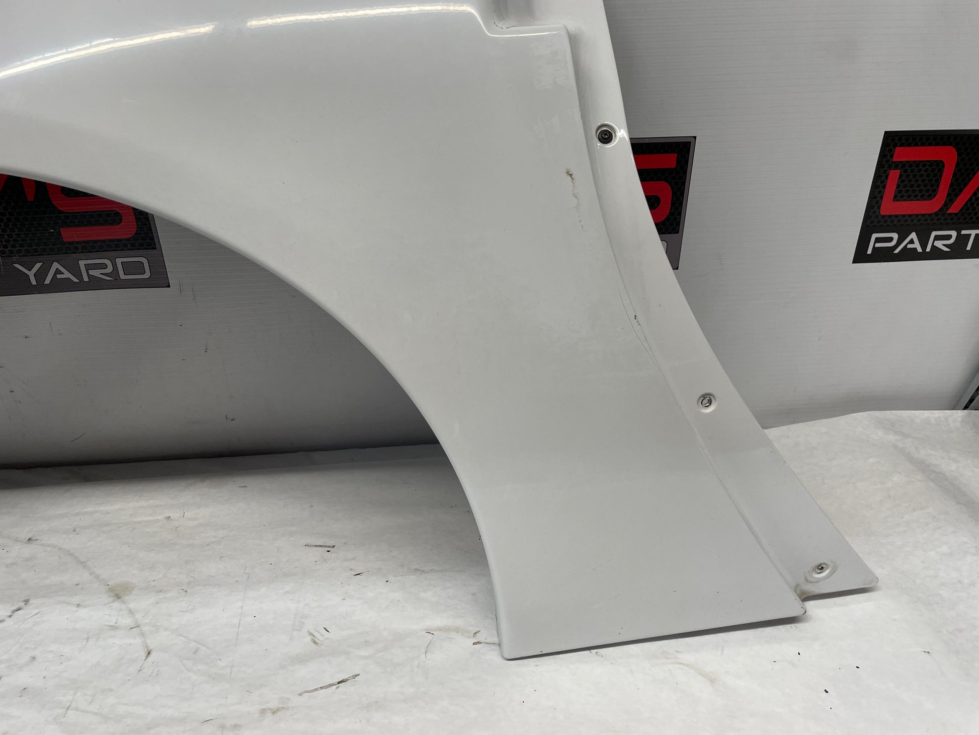 2008 Chevy Corvette RH Passenger Front Fender White OEM - Day's Parts Yard