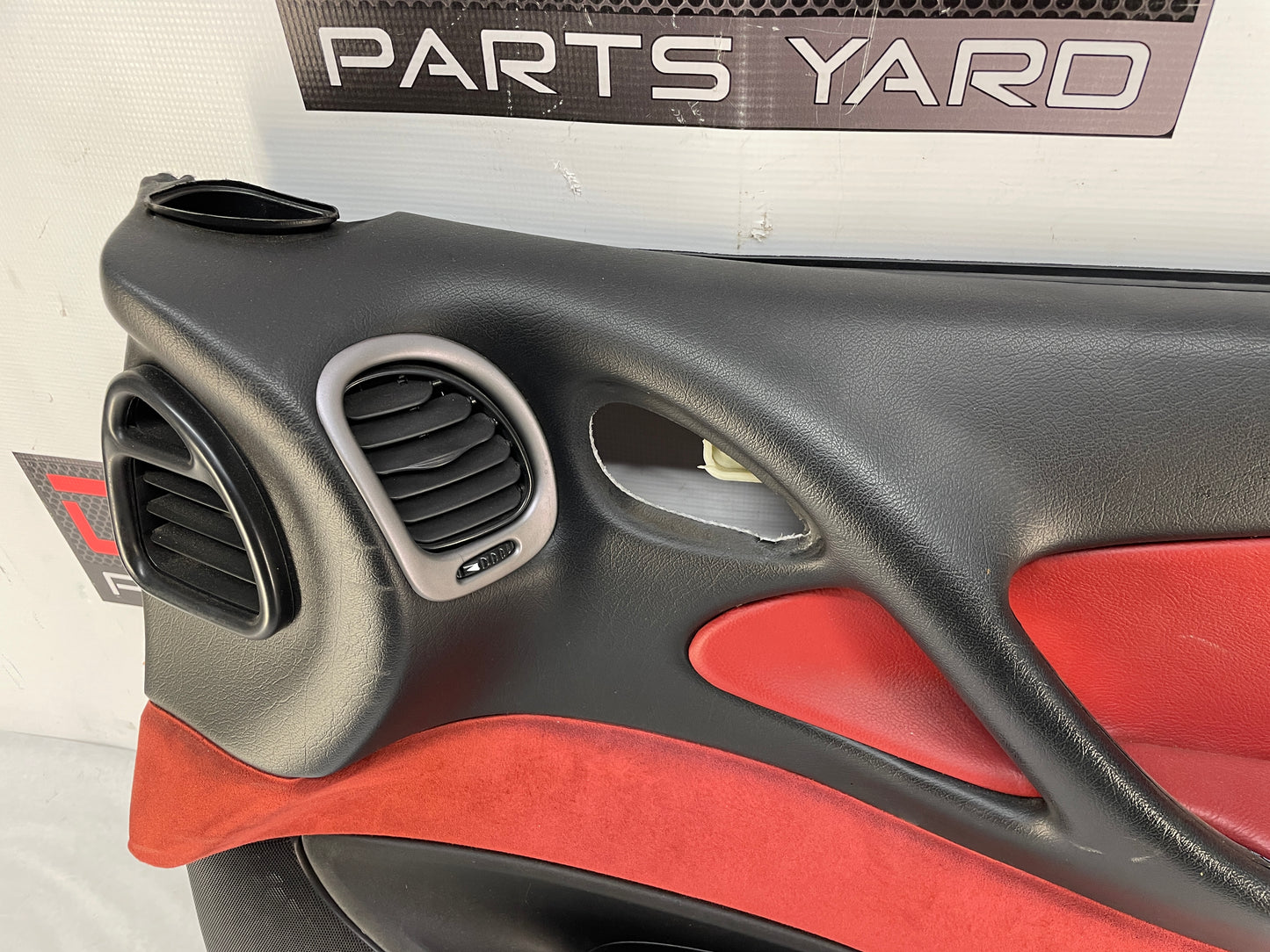 2004 Pontiac GTO RH Passenger Front Interior Door Panel Red OEM