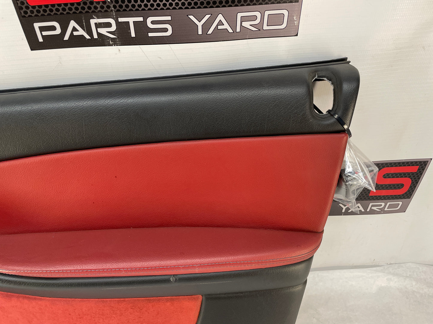 2004 Pontiac GTO RH Passenger Front Interior Door Panel Red OEM