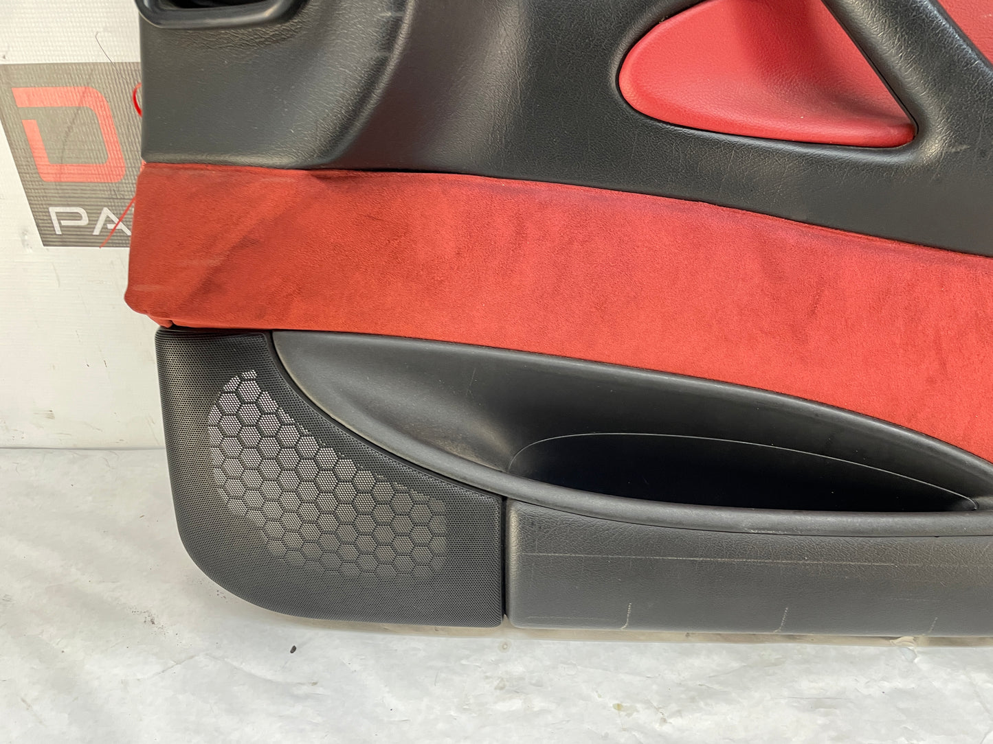 2004 Pontiac GTO RH Passenger Front Interior Door Panel Red OEM