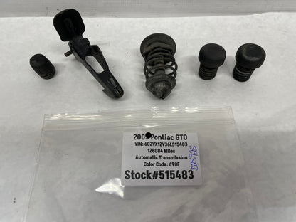 2006 Pontiac GTO Hood Release Safety Latch Striker & Adjustment Rubbers OEM - Day's Parts Yard