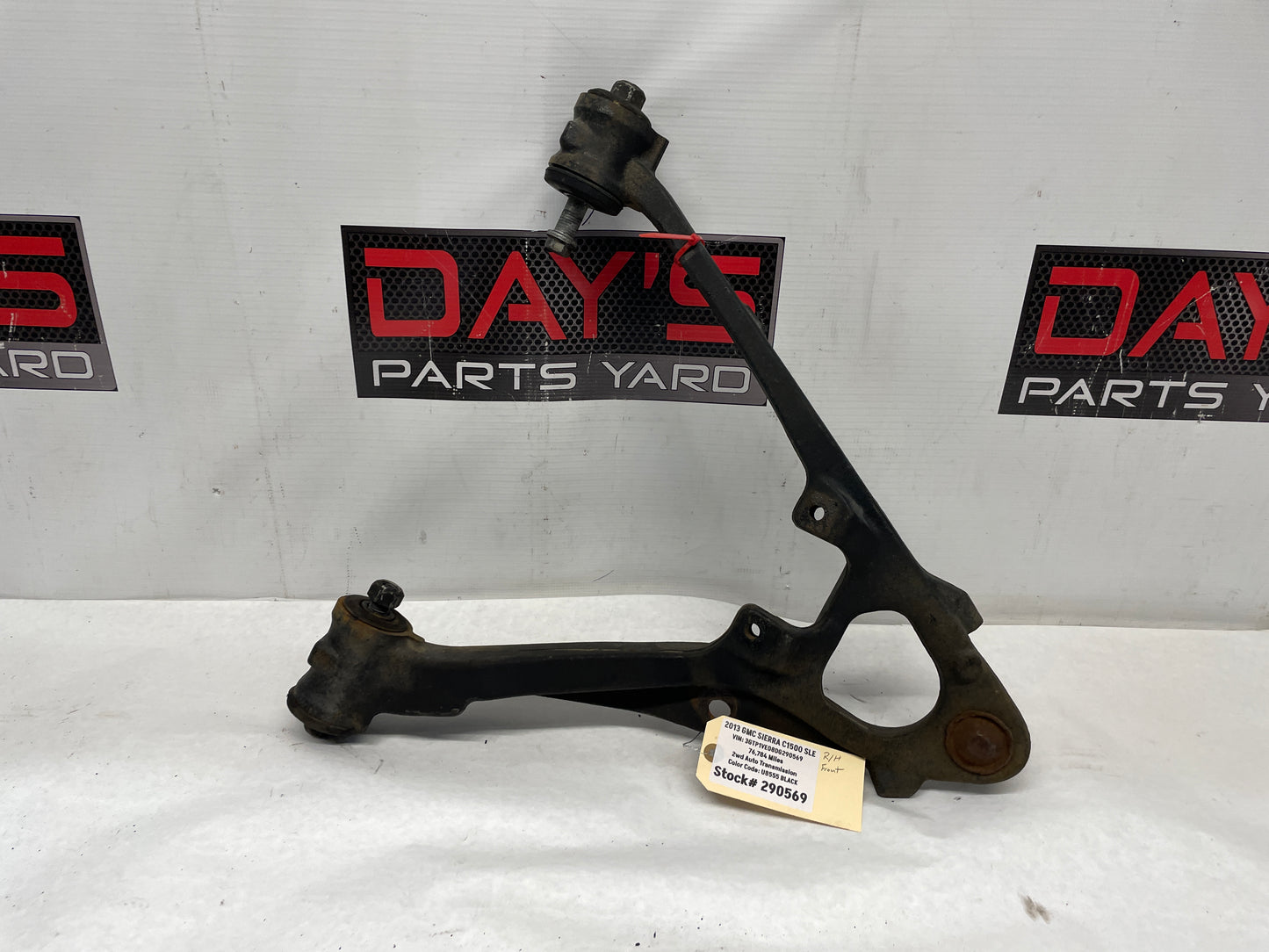 2013 GMC Sierra C1500 SLE RH Passenger Front Lower Control Arm OEM - Day's Parts Yard