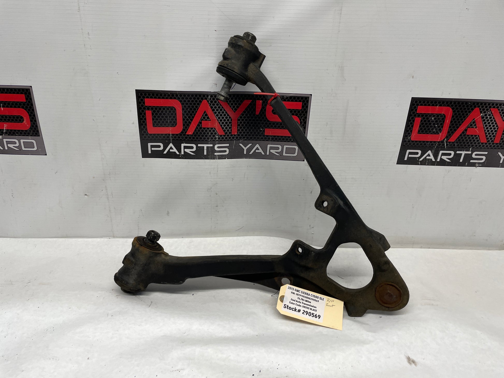 2013 GMC Sierra C1500 SLE RH Passenger Front Lower Control Arm OEM - Day's Parts Yard