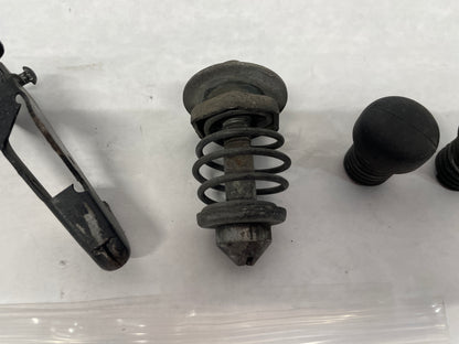 2006 Pontiac GTO Hood Release Safety Latch Striker & Adjustment Rubbers OEM - Day's Parts Yard