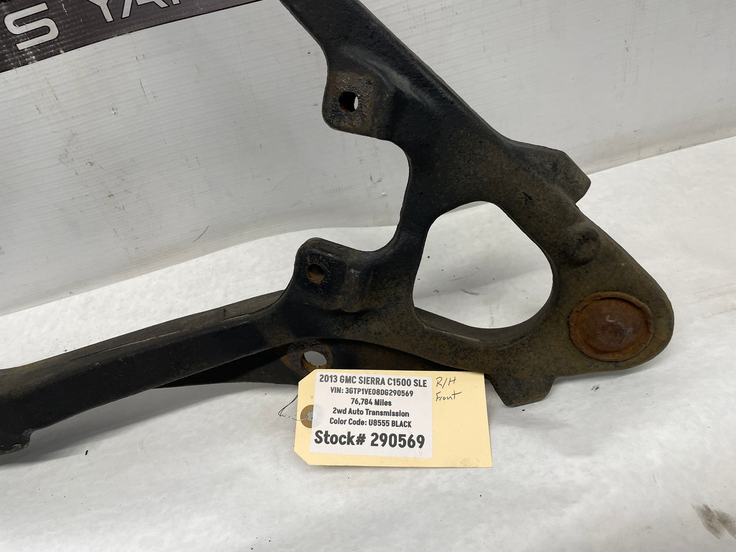 2013 GMC Sierra C1500 SLE RH Passenger Front Lower Control Arm OEM - Day's Parts Yard