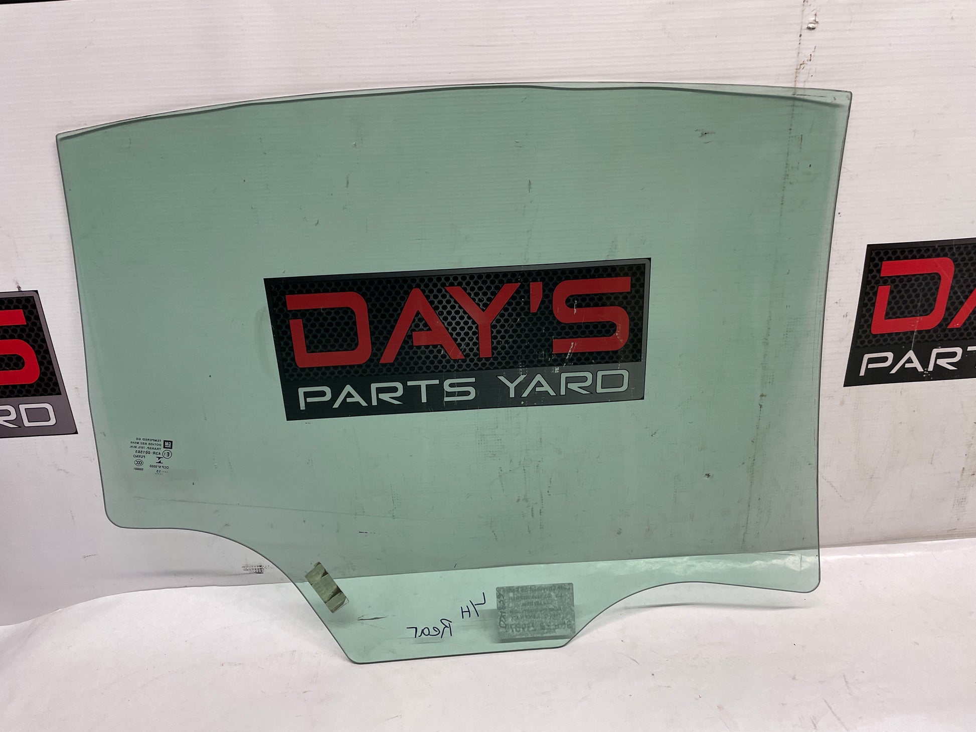 2016 Chevy SS Sedan LH Driver Rear Door Window Glass OEM - Day's Parts Yard