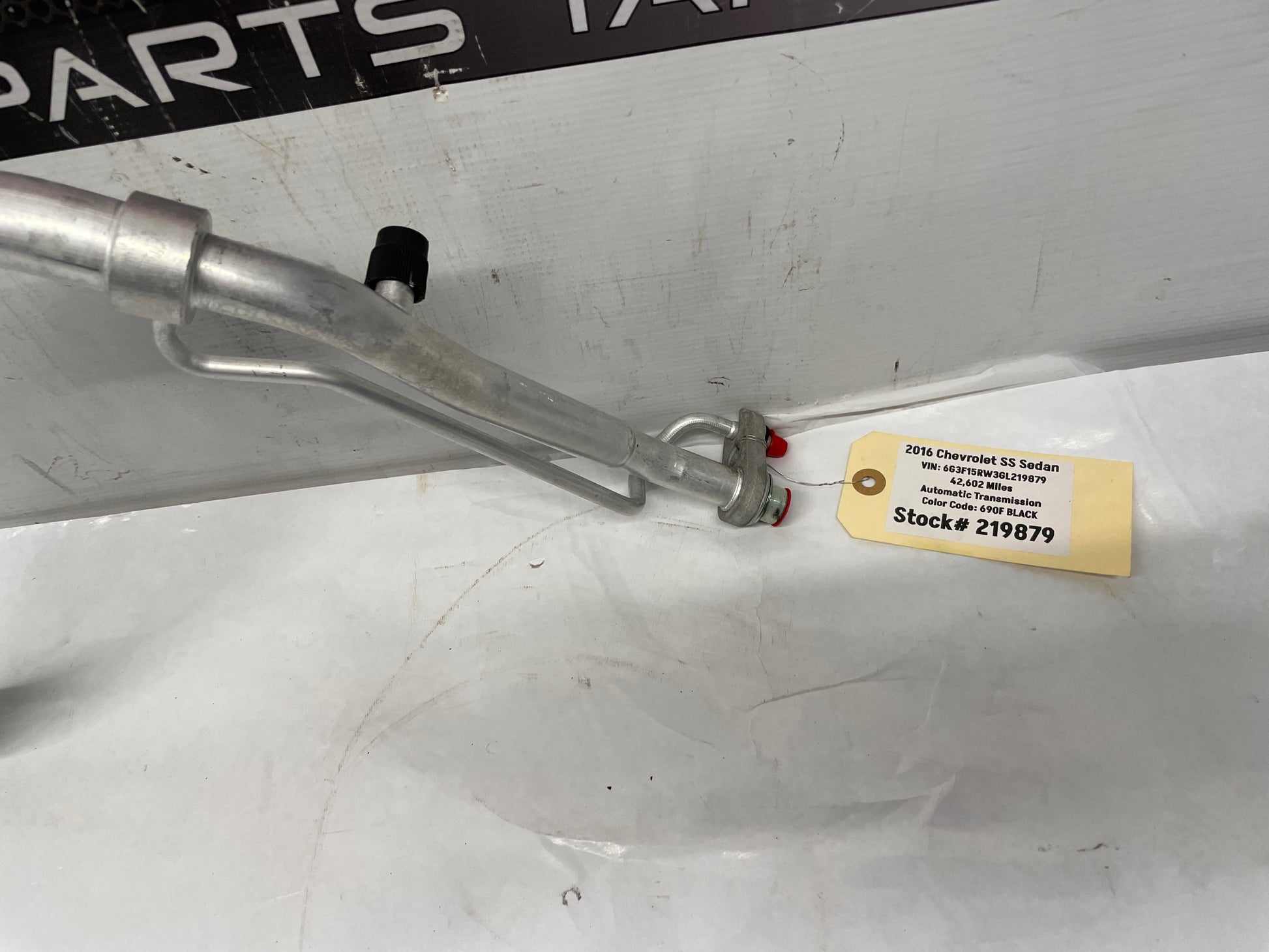 2016 Chevy SS Sedan AC A/C Air Conditioner Evaporator Line Hose Tube OEM - Day's Parts Yard