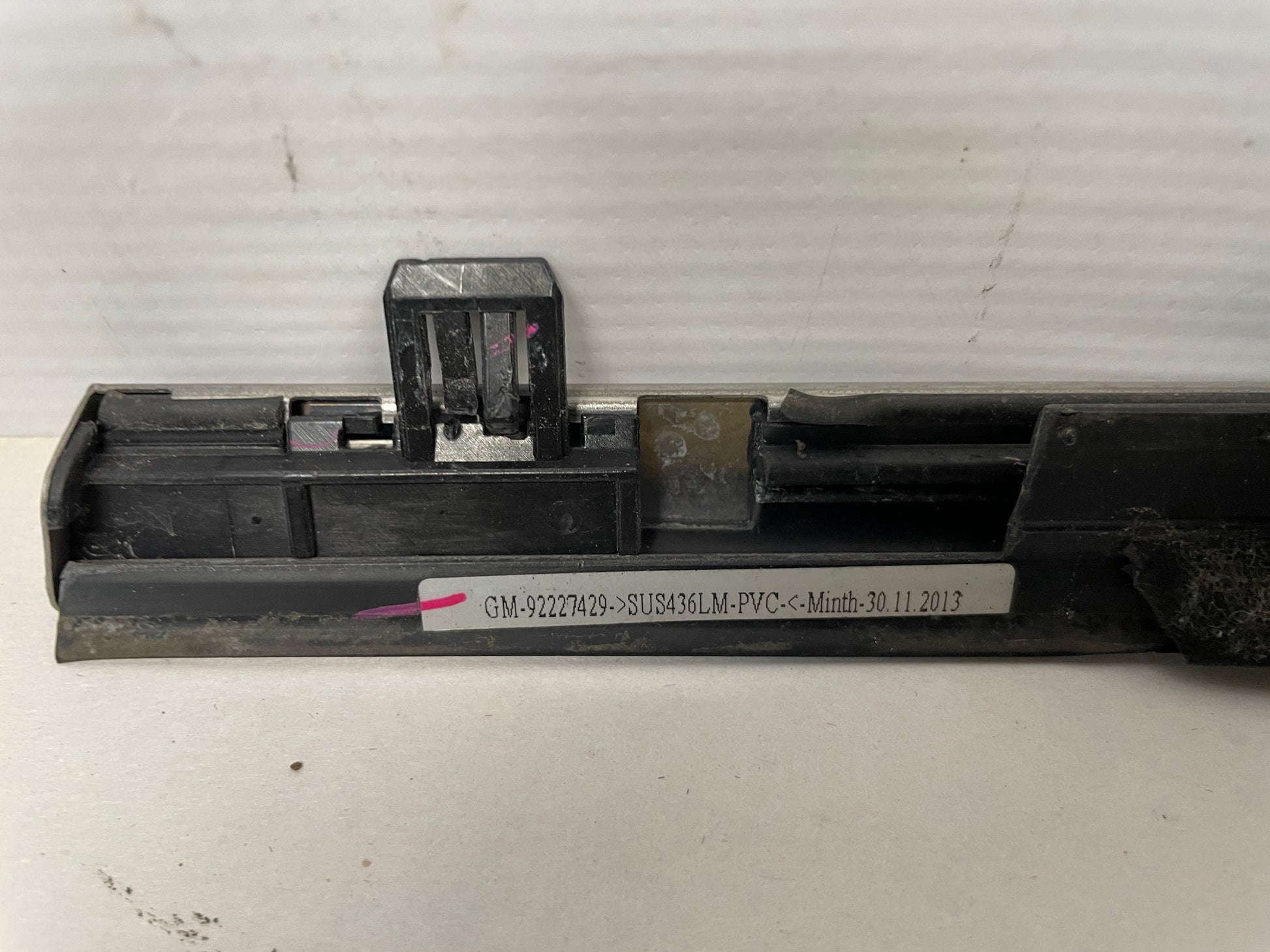 2014 Chevy SS Sedan RH Passenger Front Door Window Belt Molding Trim OEM - Day's Parts Yard