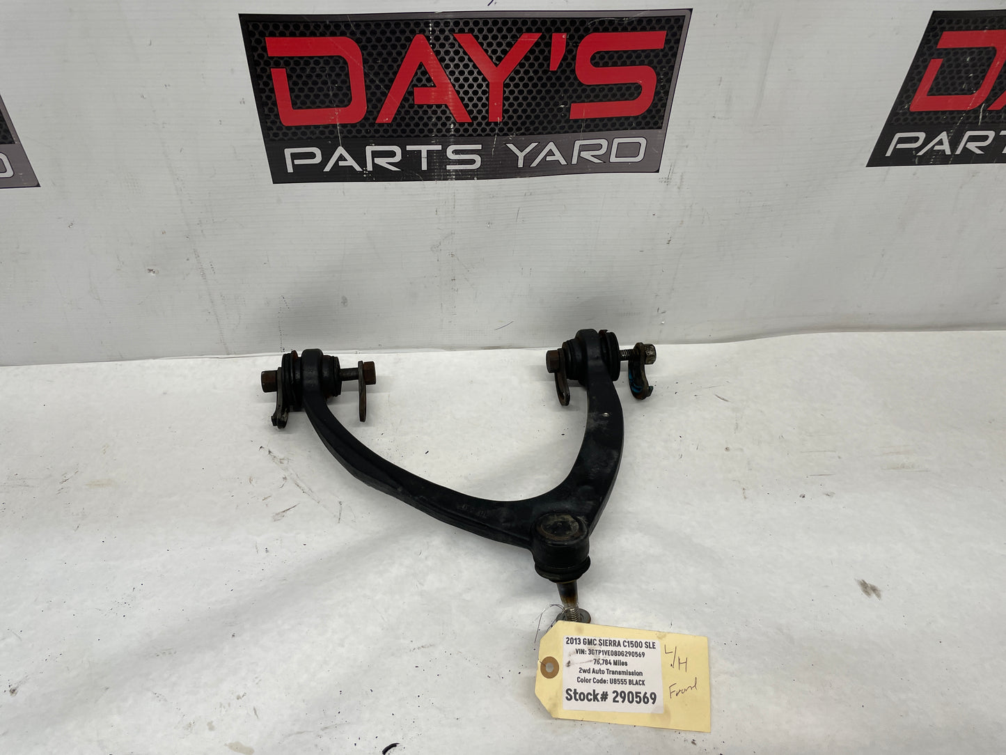 2013 GMC Sierra C1500 SLE LH Driver Front Upper Control Arm OEM - Day's Parts Yard