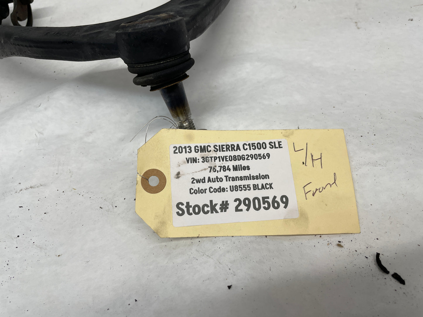 2013 GMC Sierra C1500 SLE LH Driver Front Upper Control Arm OEM - Day's Parts Yard