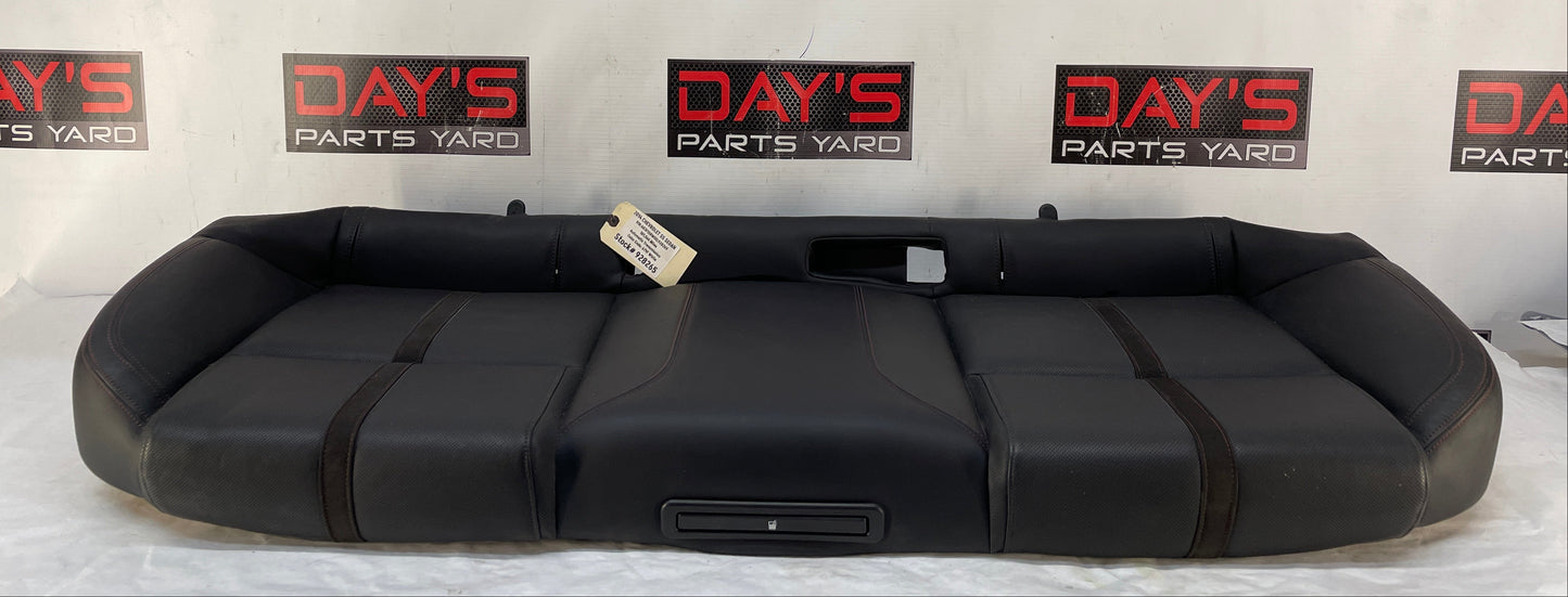 2014 Chevy SS Sedan Rear Seat Bottom Cushion Black Leather Alcantara Suede OEM