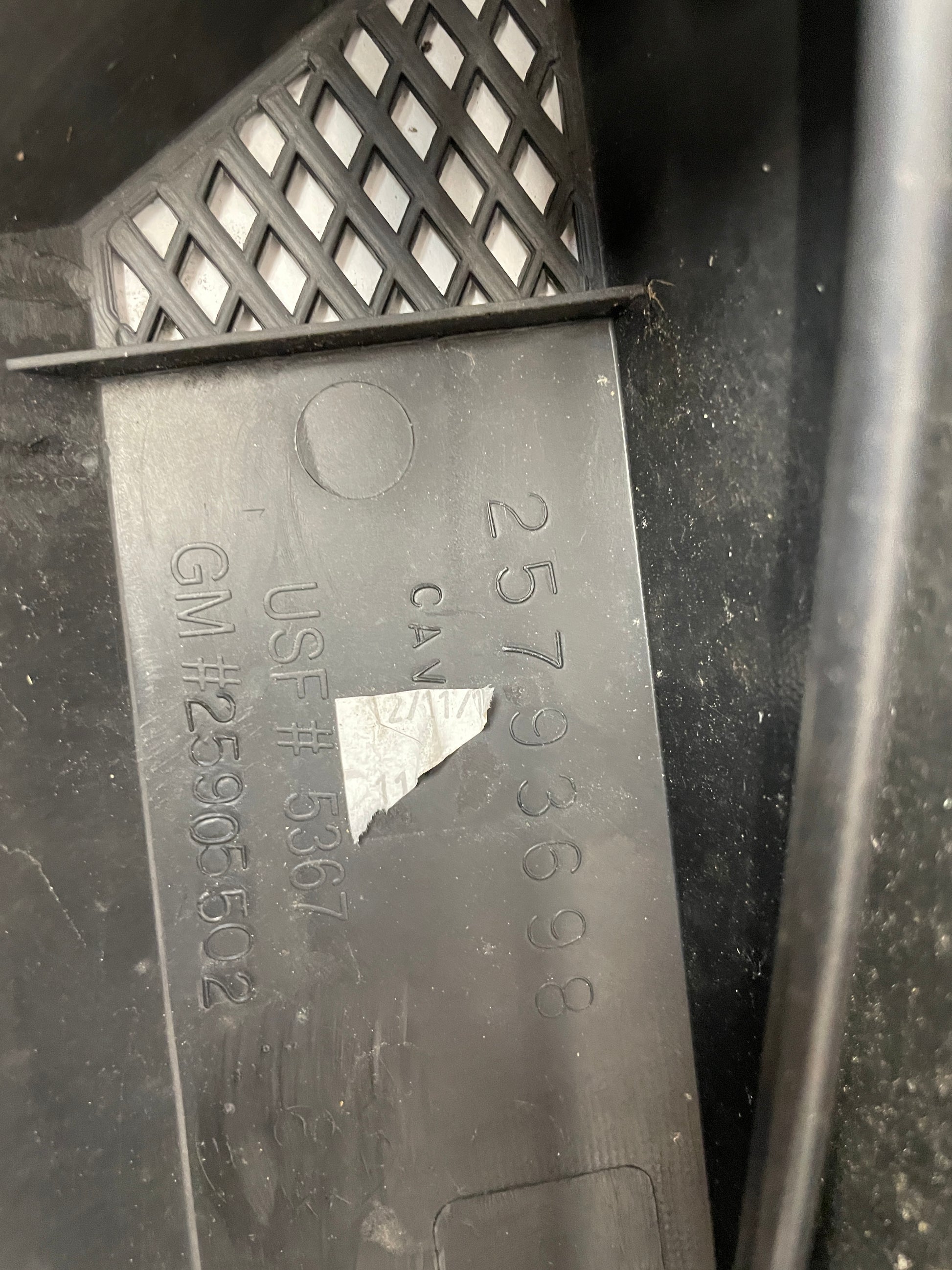 2013 GMC Sierra C1500 SLE Cab Cowl-Cowl Grille OEM - Day's Parts Yard