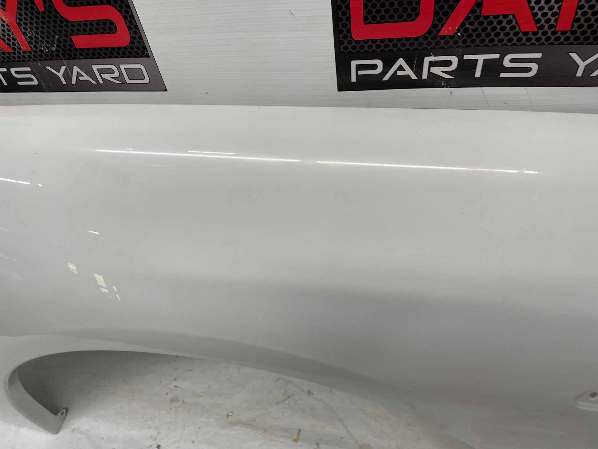 2008 Chevy Corvette LH Driver Front Fender White OEM - Day's Parts Yard